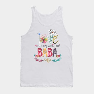 Love Being Called Baba Happy Mother's Day Tank Top